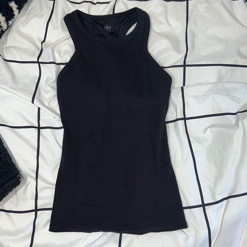 ALO black tang top